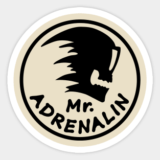 Mr. Adrenalin Sticker